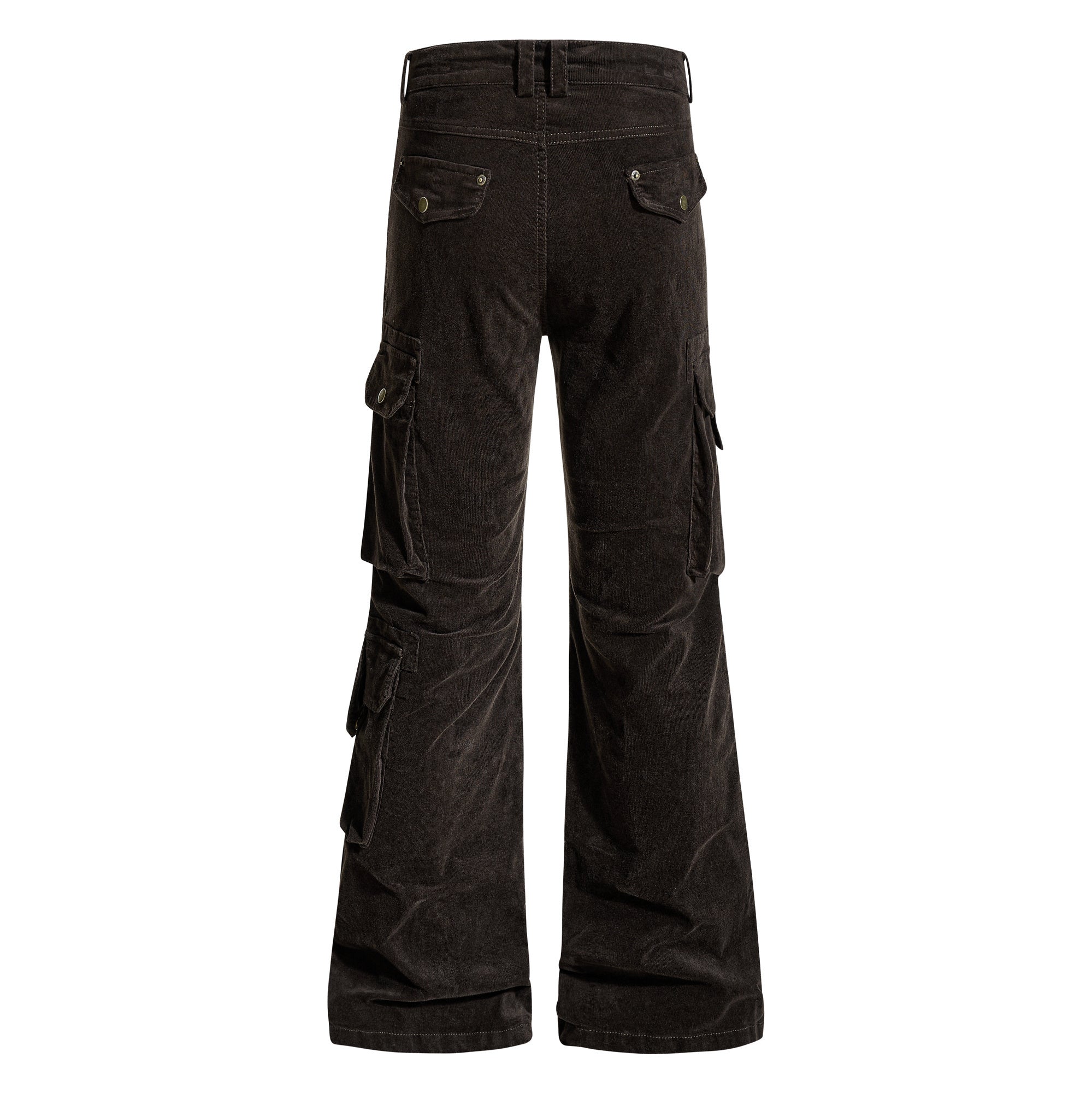 3-6-5.shop Washed Utility Flared Pants