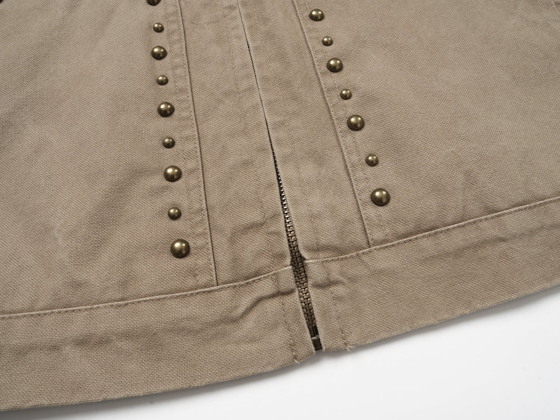 3-6-5.shop Studded Vintage Work Jacket