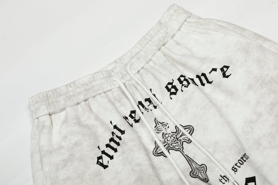 3-6-5.shop Vintage Graphic Sweatpants