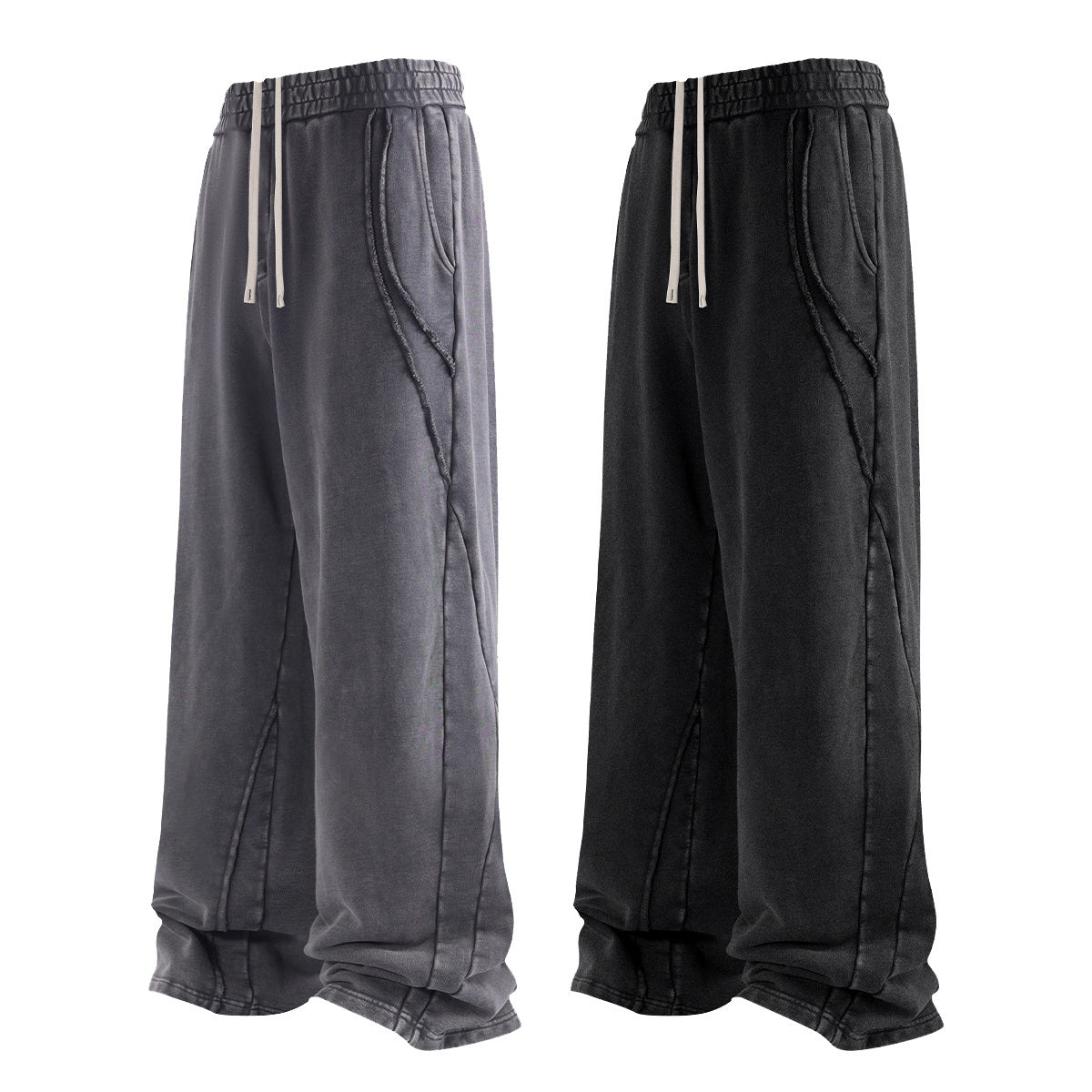 3-6-5.shop Washed Seamline Sweatpants