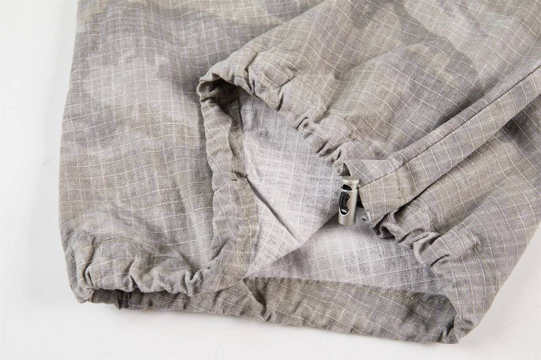 3-6-5.shop Washed Camo Wide-Leg Pants
