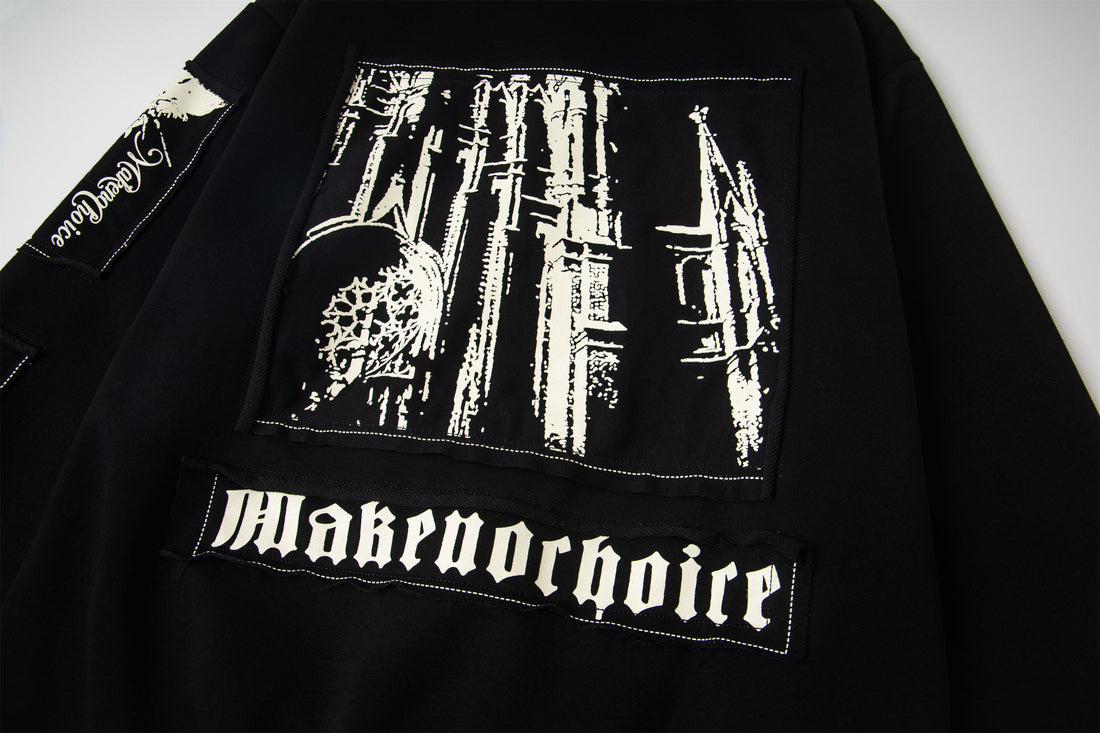 3-6-5.shop Graphic Zip Hoodie