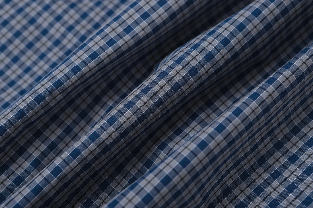 3-6-5.shop Patchwork Graphic Plaid Shirt