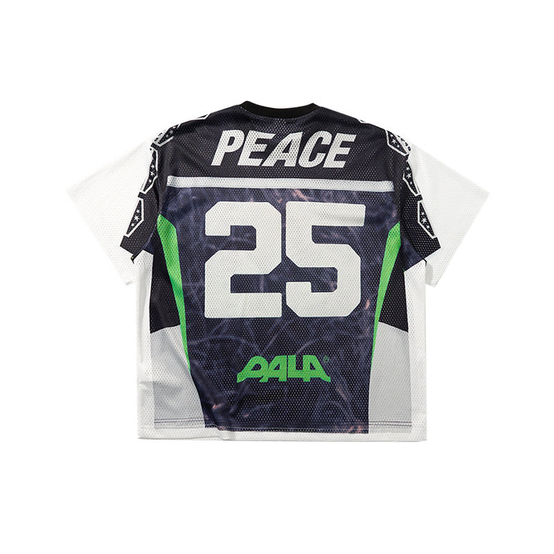 3-6-5.shop Tiger Peace Mesh Jersey
