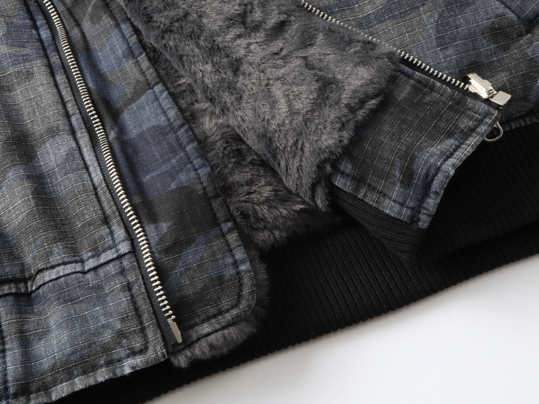 3-6-5.shop Reversible Camo Hooded Jacket