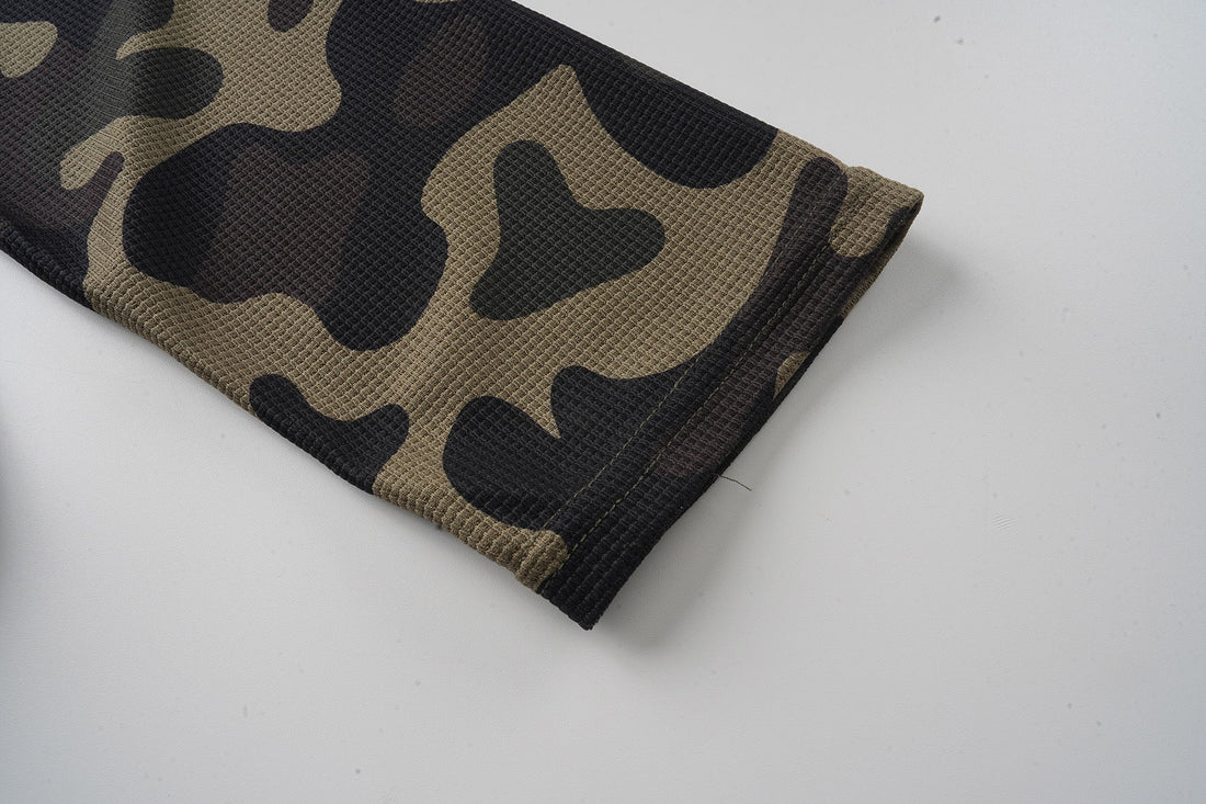 3-6-5.shop Camo Graphic Long Sleeve Jersey