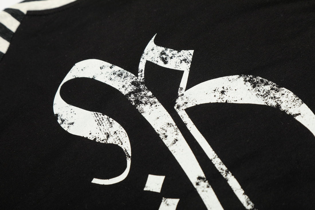 3-6-5.shop Cross Graphic Raglan Long Sleeve Tee