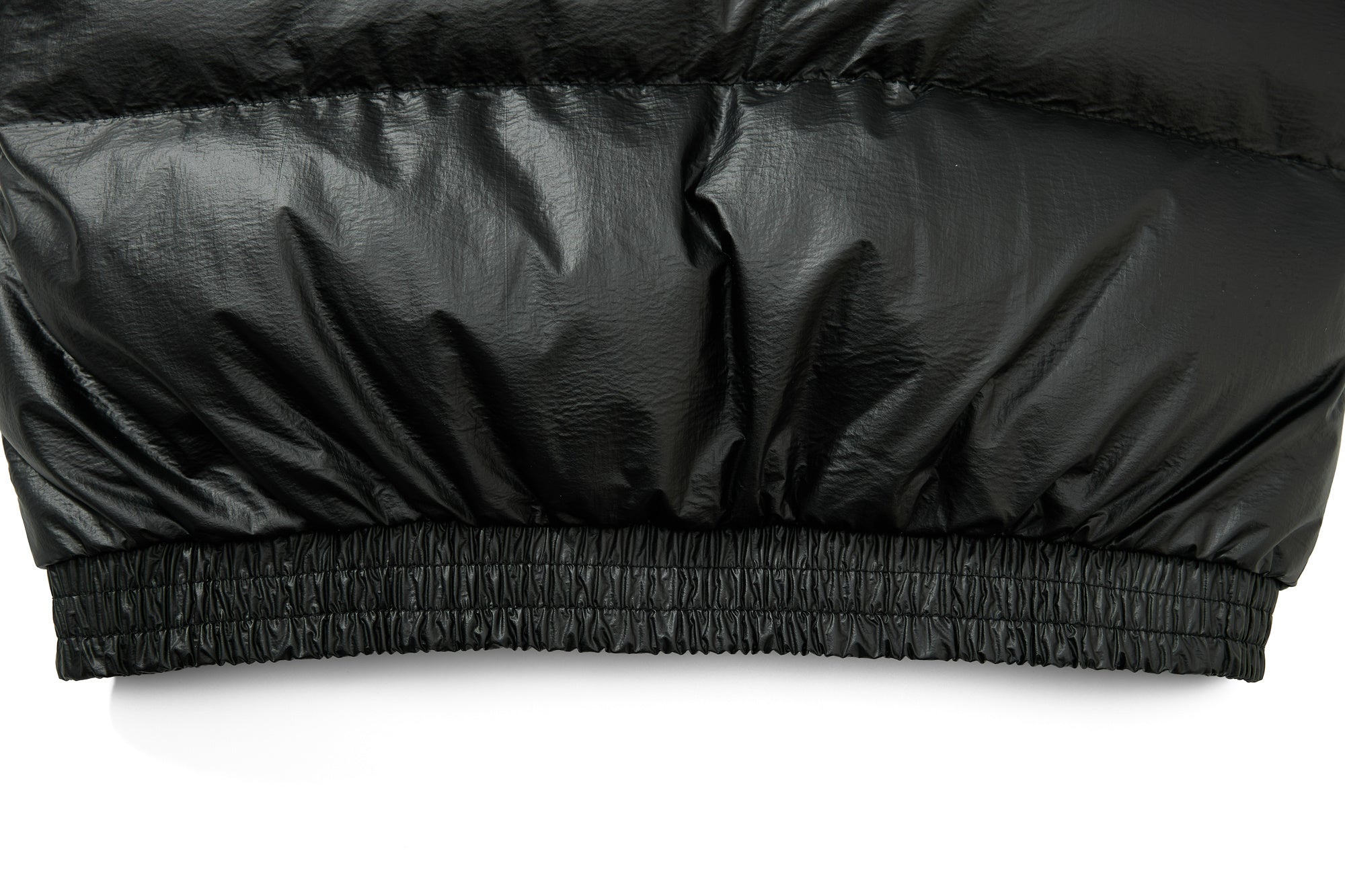 3-6-5.shop Shiny Fur-Trim Embroidered Puffer Jacket