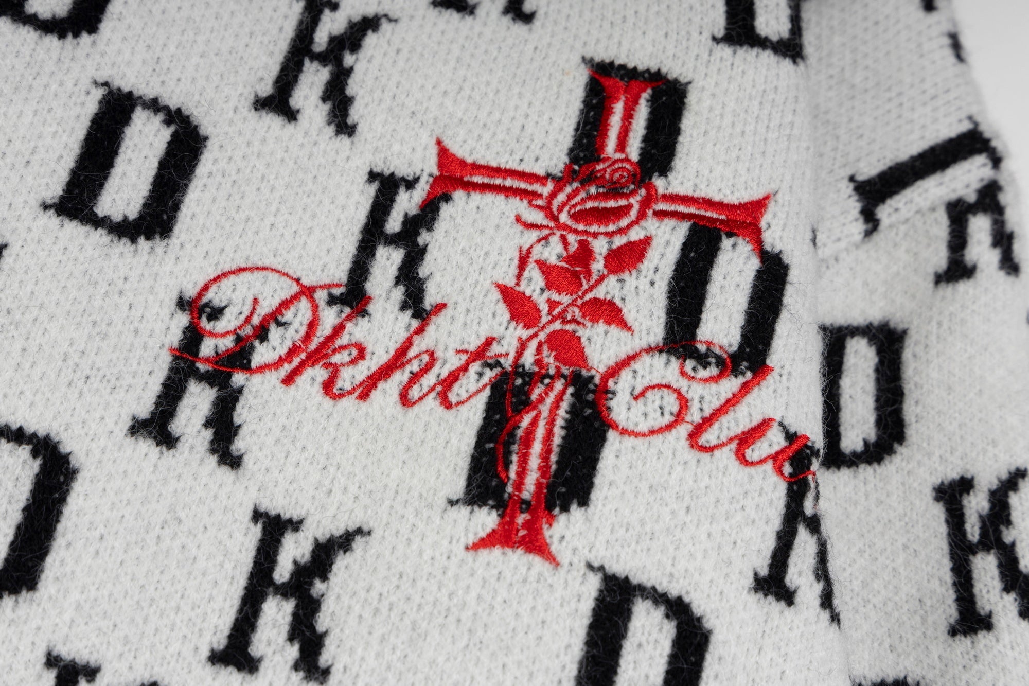 3-6-5.shop DK Allover Knit Zip Hoodie