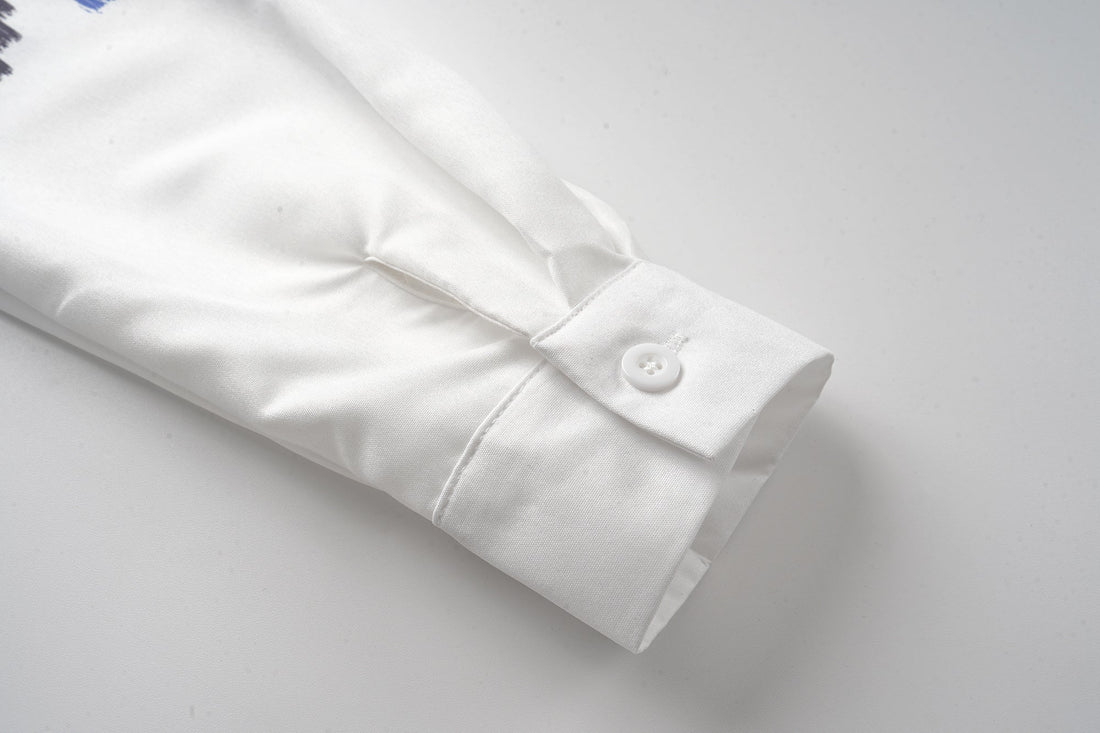 3-6-5.shop Graphic Sport Button-Up Shirt