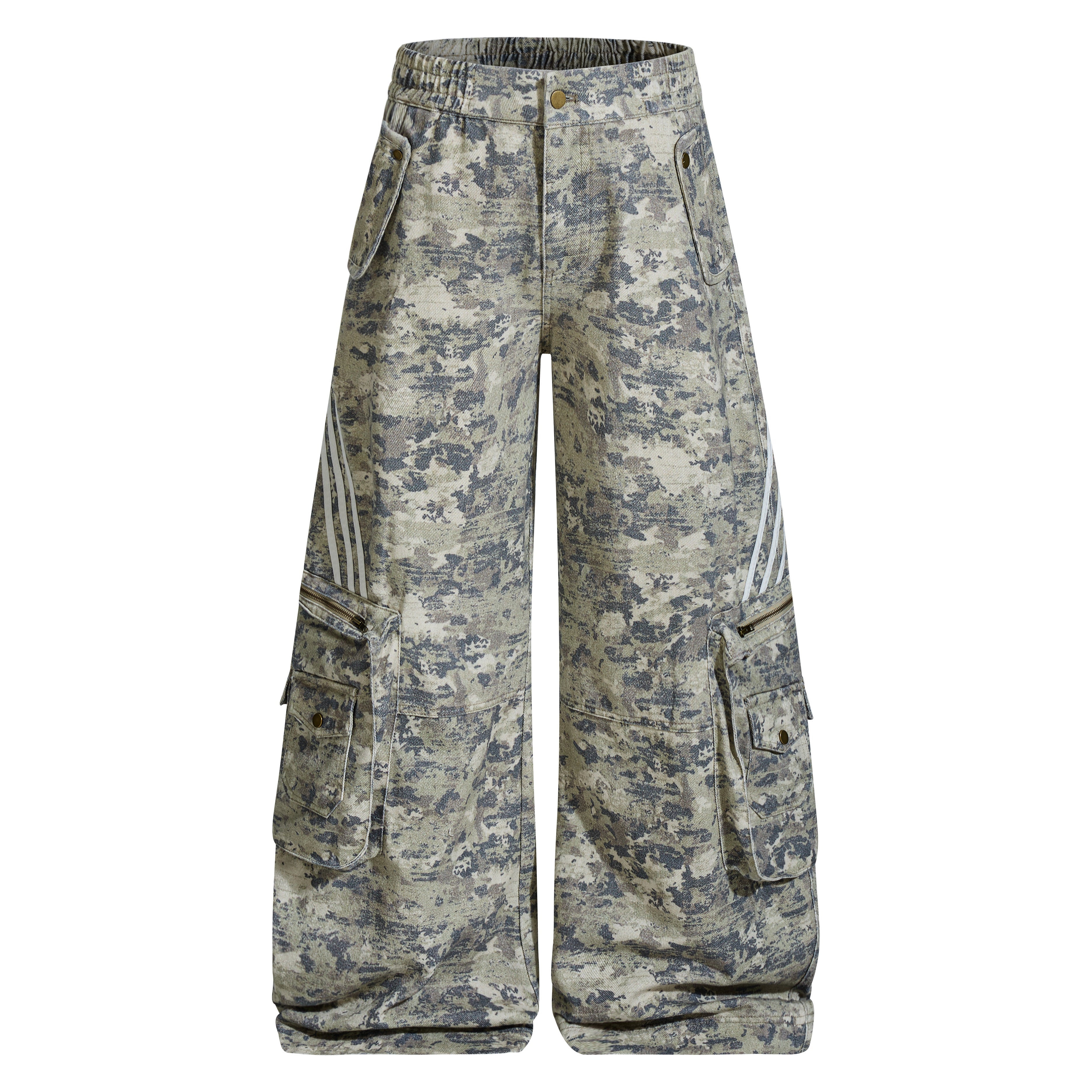 3-6-5.shop Tactical Camo Stripe Cargo Pants