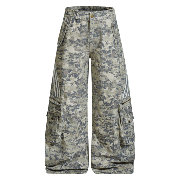 3-6-5.shop Tactical Camo Stripe Cargo Pants