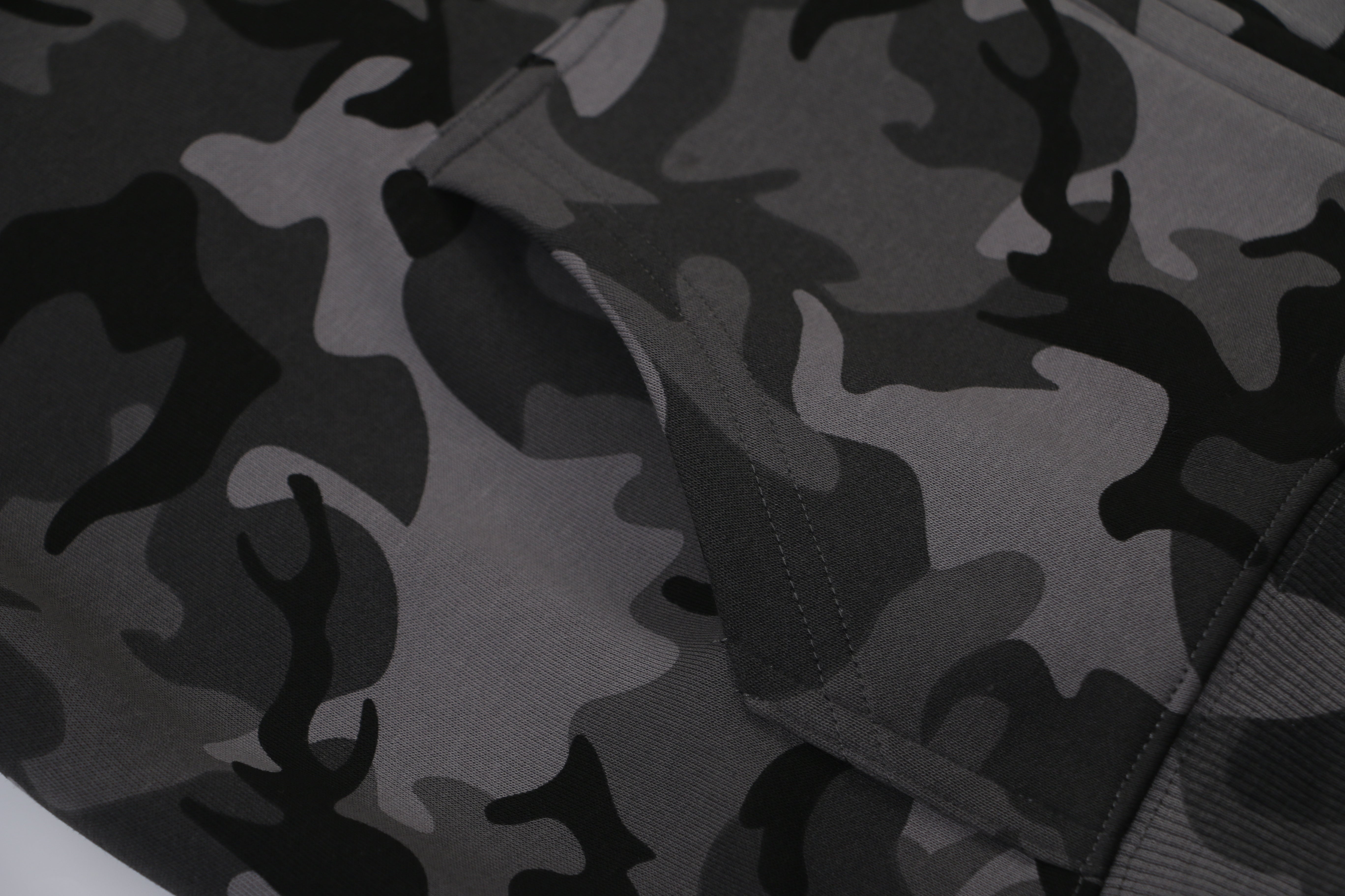 3-6-5.shop Camo Flag Zip-Up Hoodie
