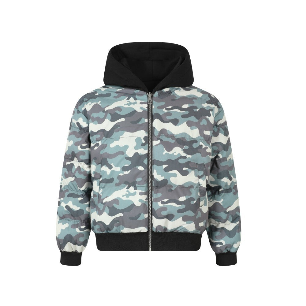 3-6-5.shop Reversible Camo Hoodie Jacket