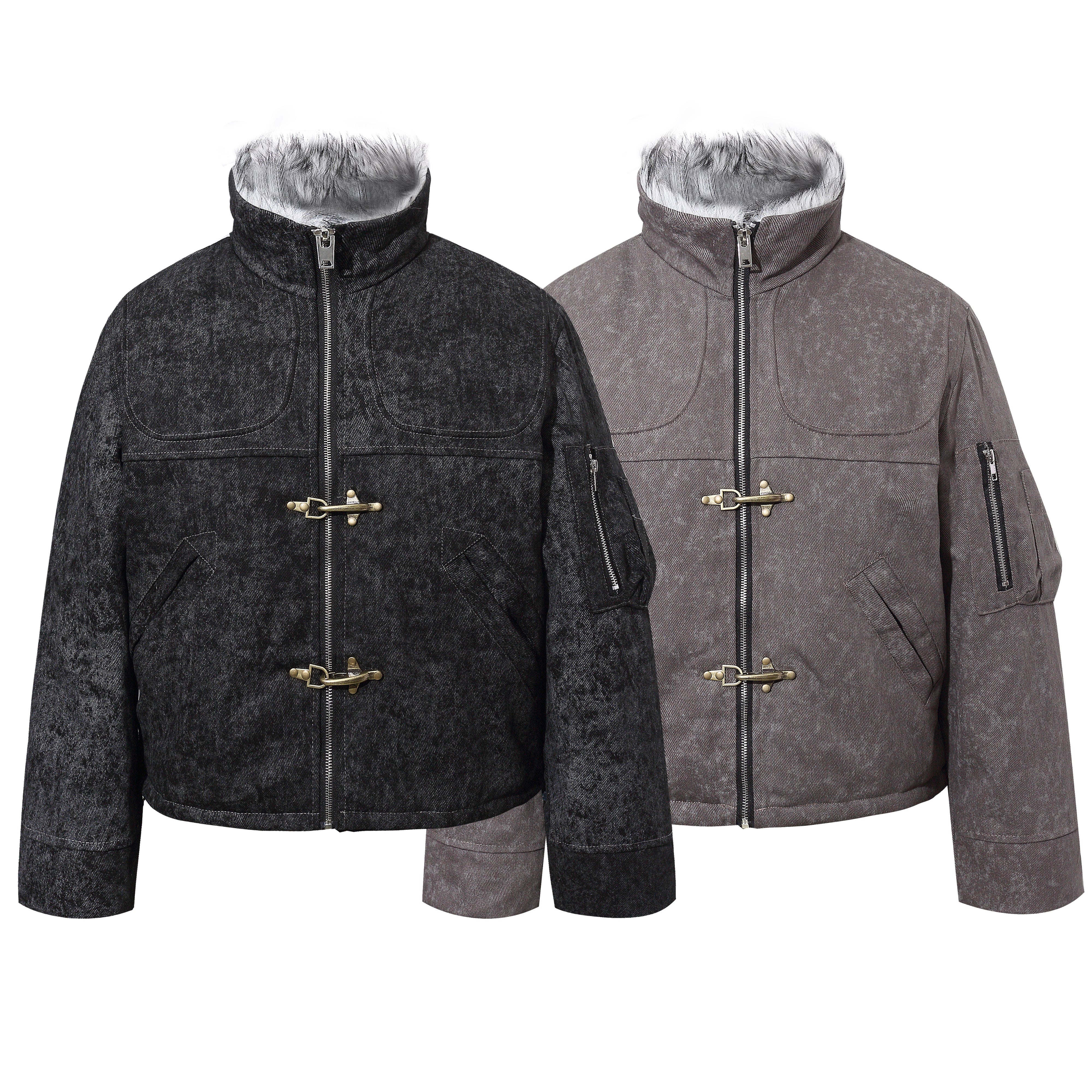3-6-5.shop Vintage Toggle Cotton Jacket