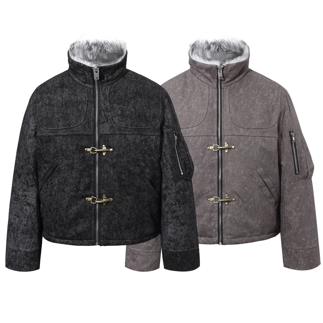 3-6-5.shop Vintage Toggle Cotton Jacket