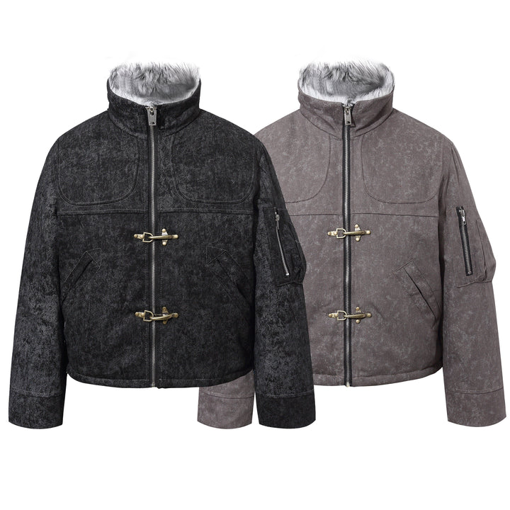 3-6-5.shop Vintage Toggle Cotton Jacket