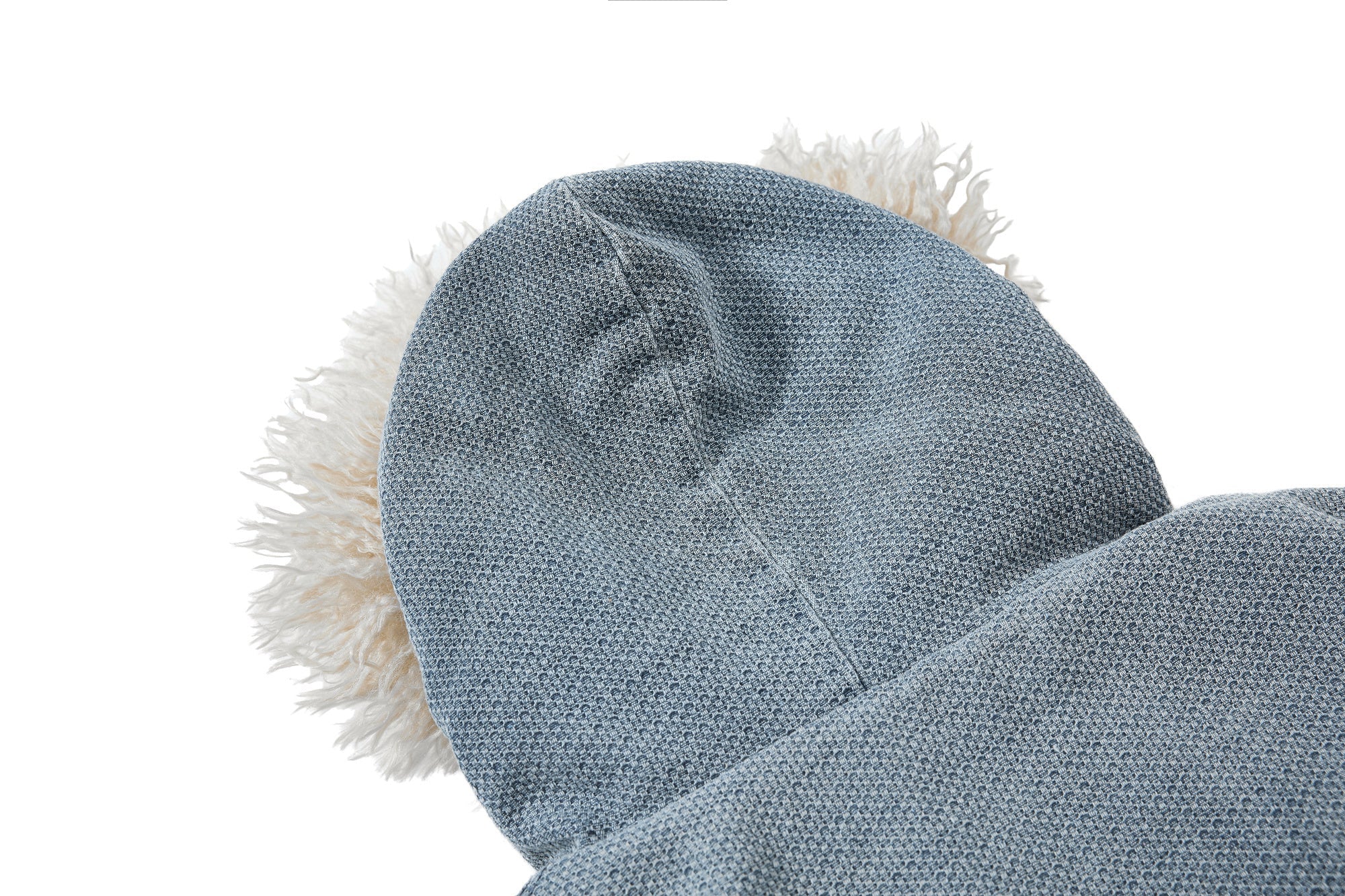 3-6-5.shop Fur-Trim Washed Hooded Jacket