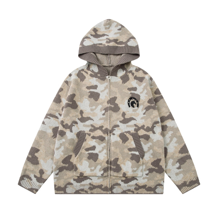 3-6-5.shop “07 Camo Knit Sweater”