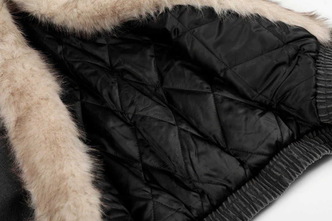 3-6-5.shop Fleece-Lined Utility Jacket