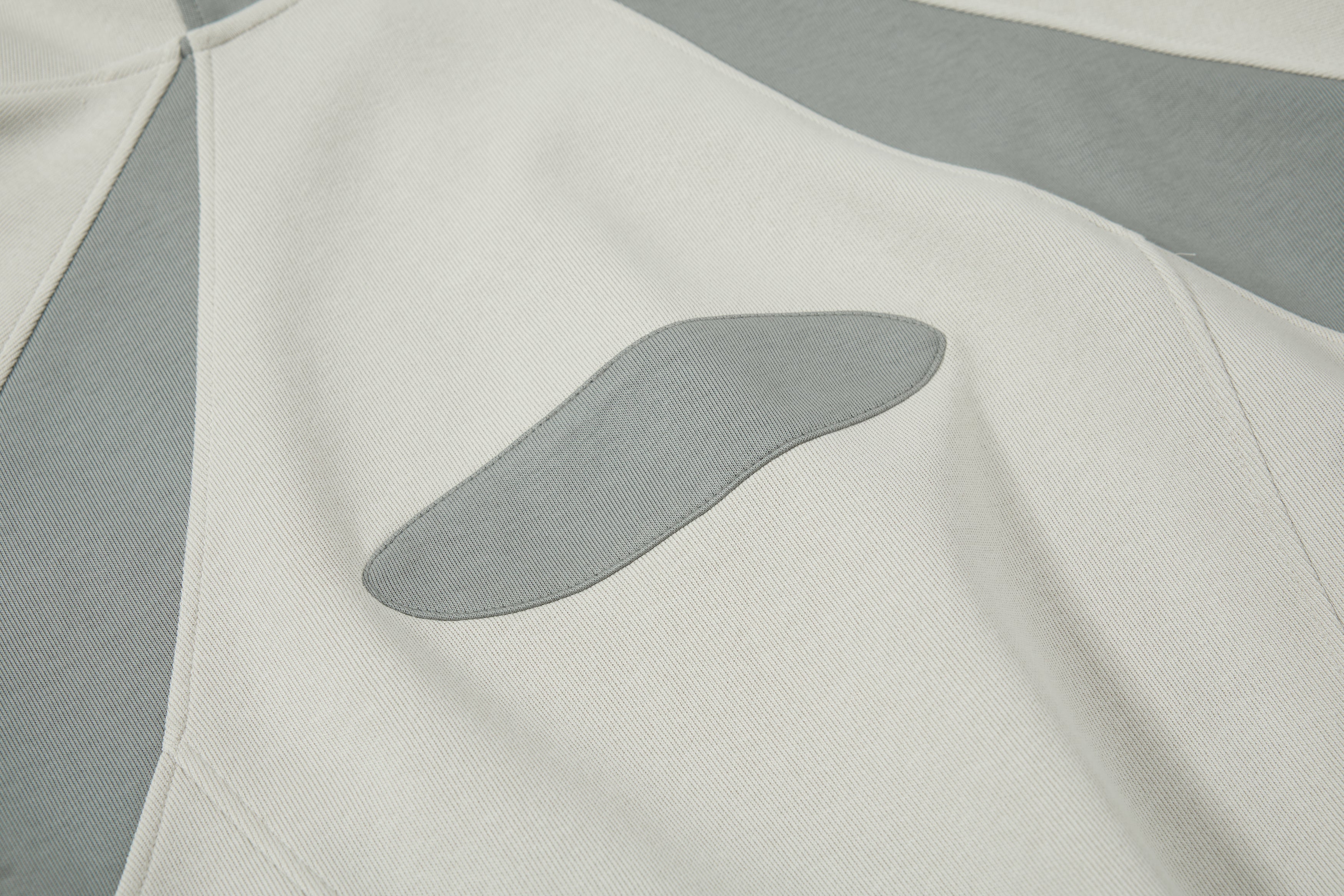3-6-5.shop Multi-Panel Contrast Hooded Sweatshirt