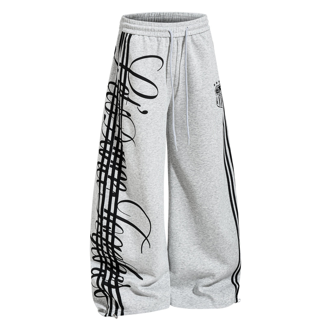 3-6-5.shop  Script Stripe Wide-Leg Sweatpants