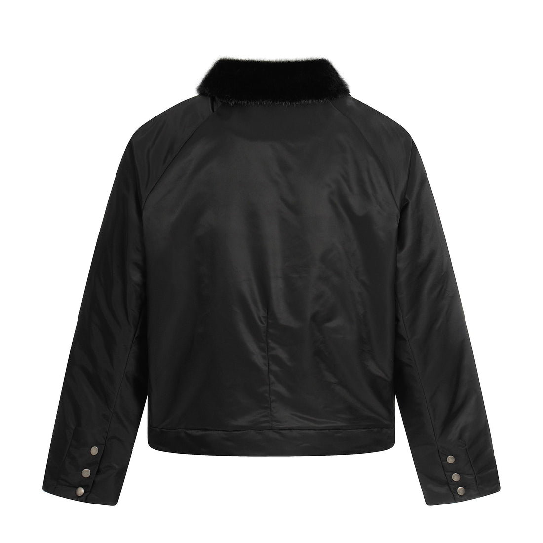 3-6-5.shop Faux Fur Collar Nylon Jacket