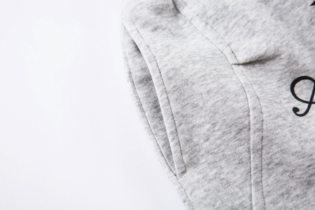 3-6-5.shop Embroidered Multi-Pocket Sweat Cargo Pants