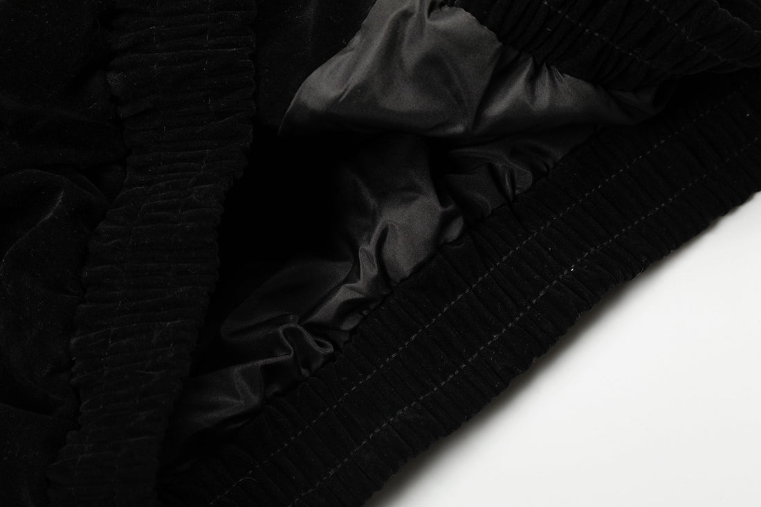 3-6-5.shop Camo Sleeve Varsity Jacket