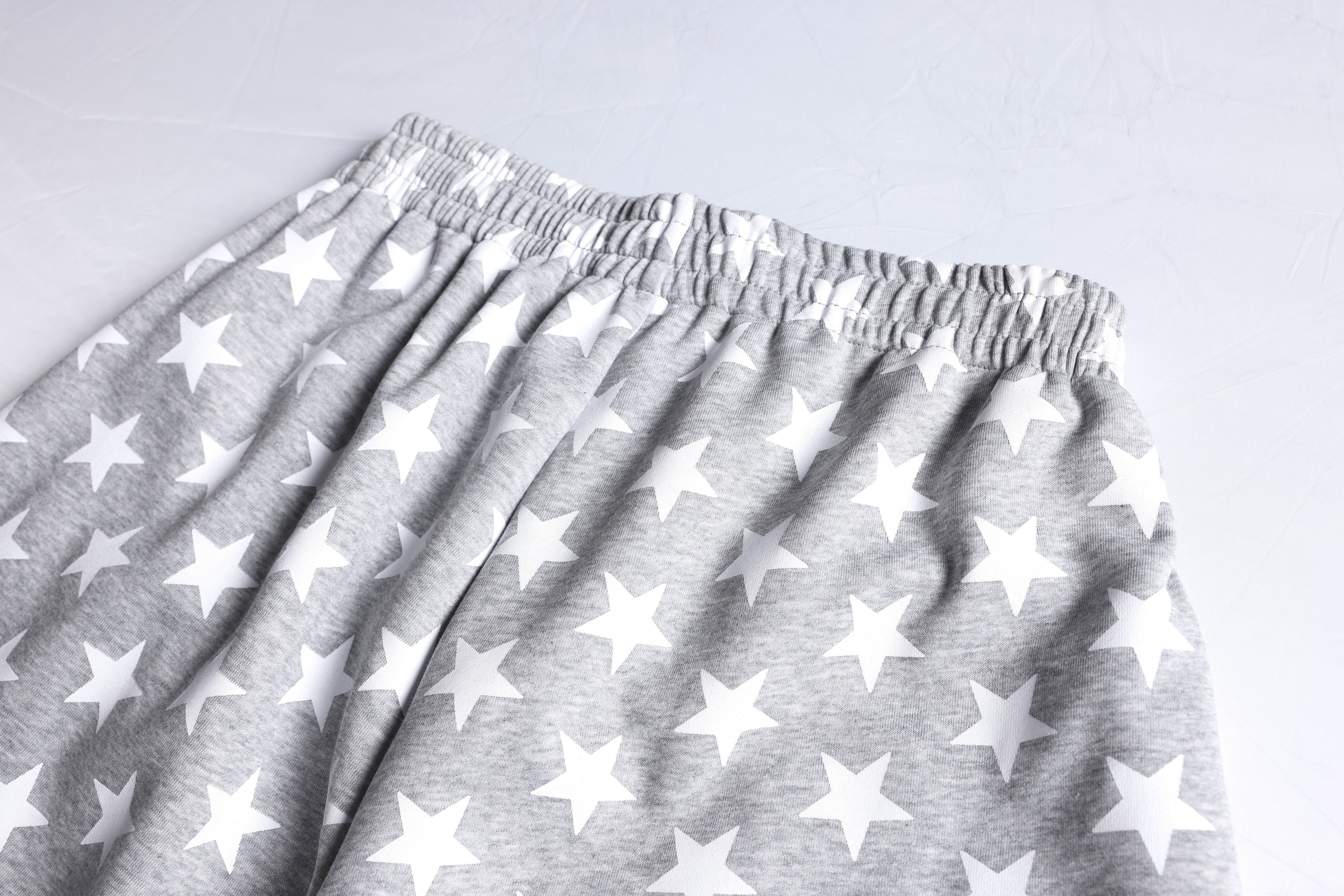 3-6-5.shop Star Print Wide-Leg Sweatpants