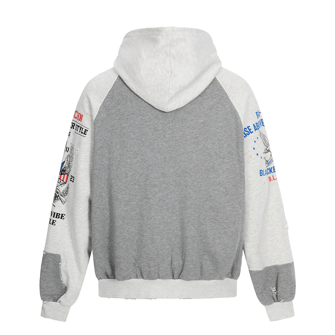 3-6-5.shop Graphic Zip-Up Hoodie