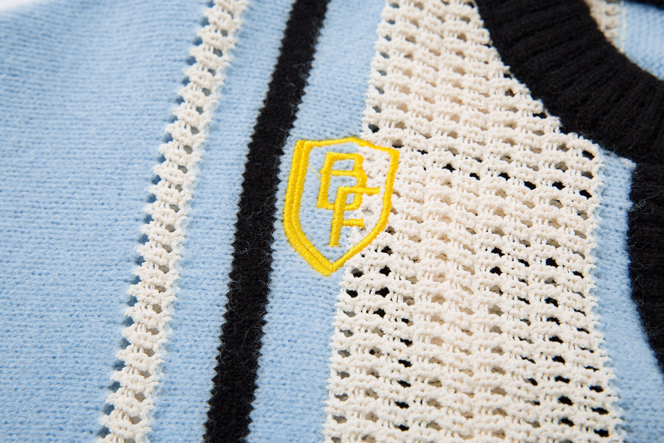 3-6-5.shop Varsity Stripe Knit Sweater