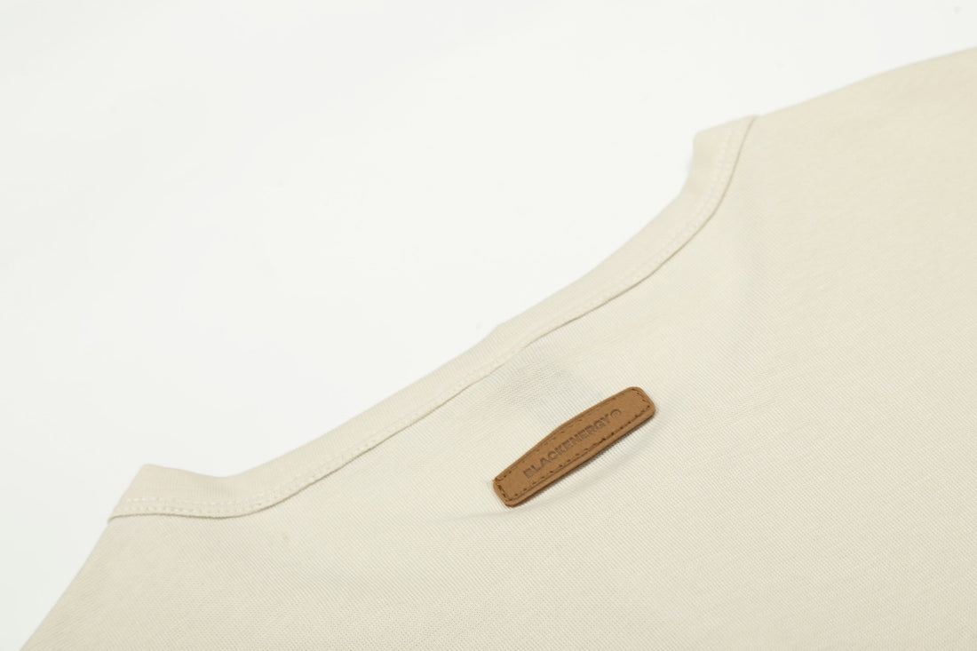 3-6-5.shop Graphic Long Sleeve Henley Tee