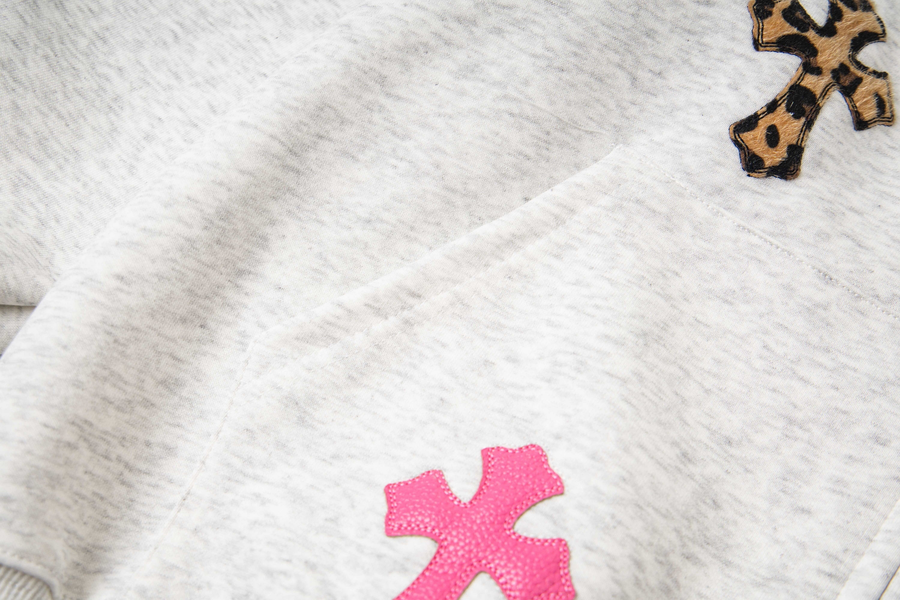 3-6-5.shop Cross Patch Full-Zip Hoodie