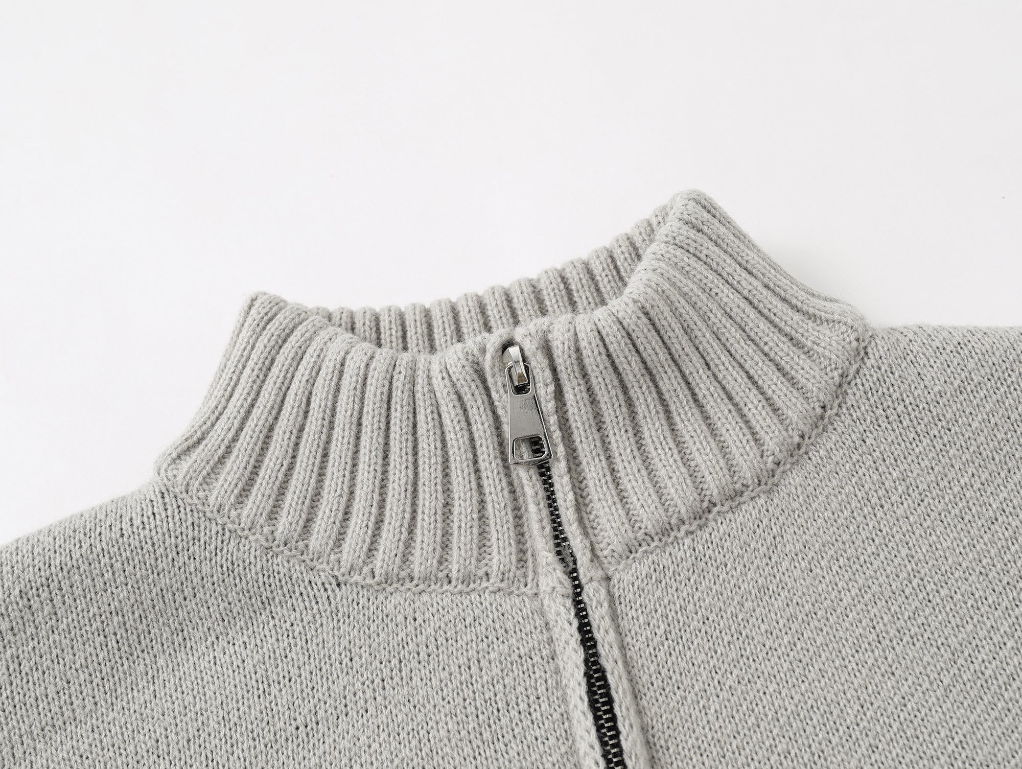 3-6-5.shop Eye Vision Knit Zip Cardigan