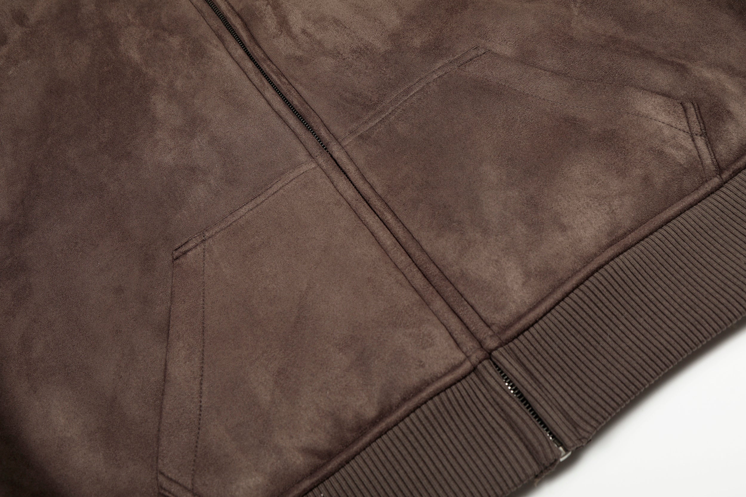 3-6-5.shop Fleece-Lined Brown Hooded Jacket