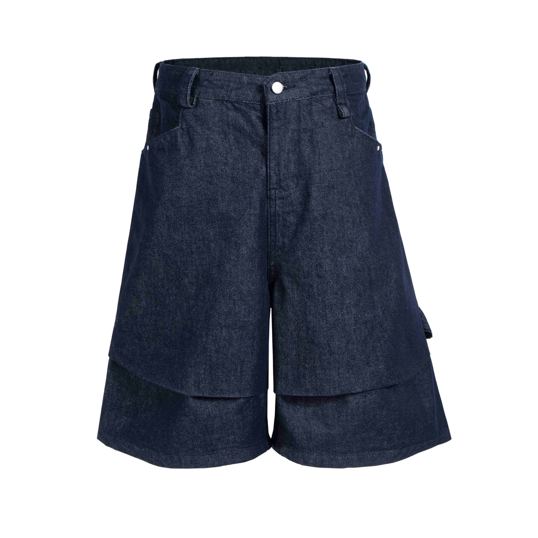 3-6-5.shop “Layered Utility Denim Shorts