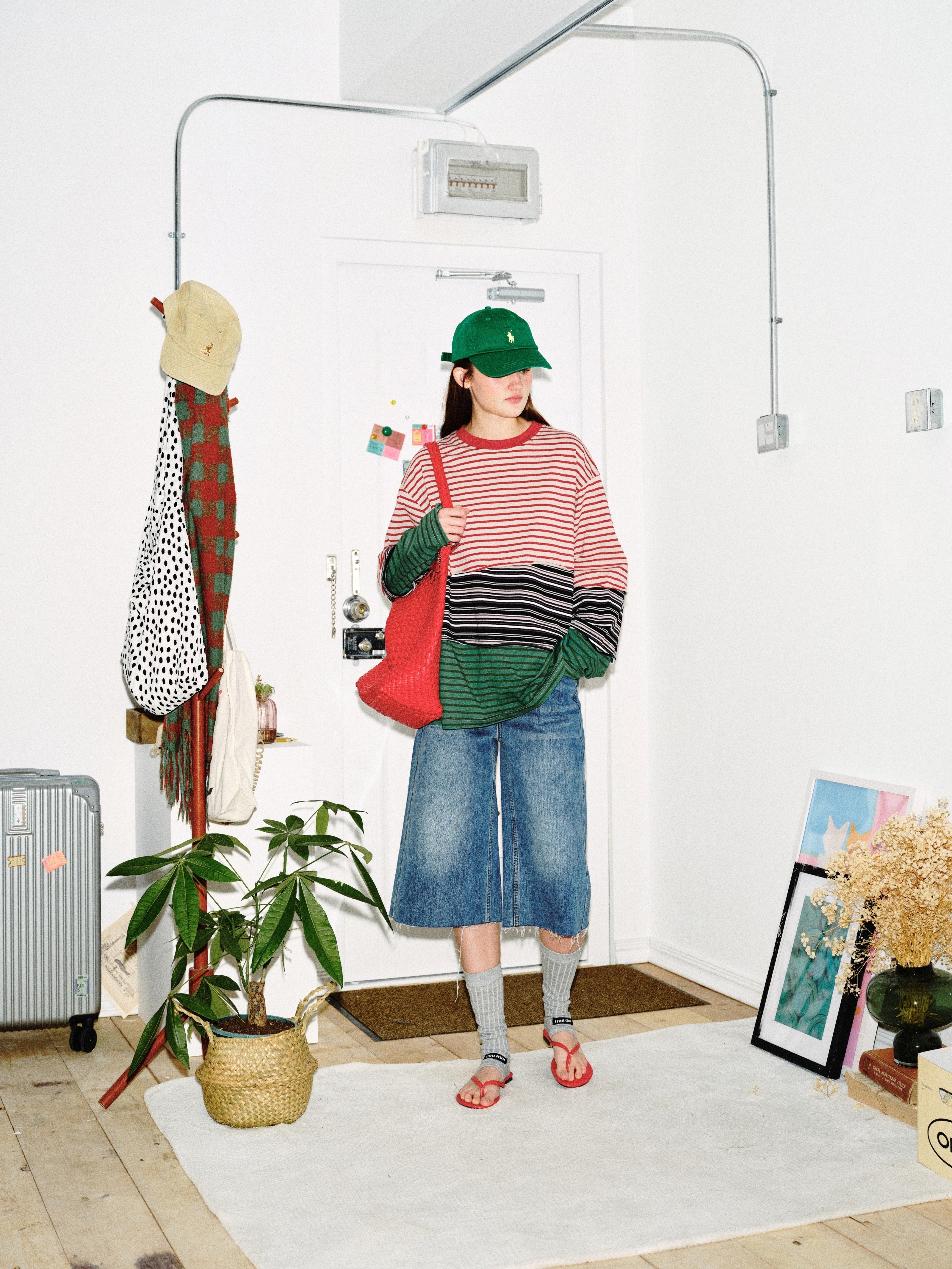 3-6-5.shop Striped Long Sleeve Tee