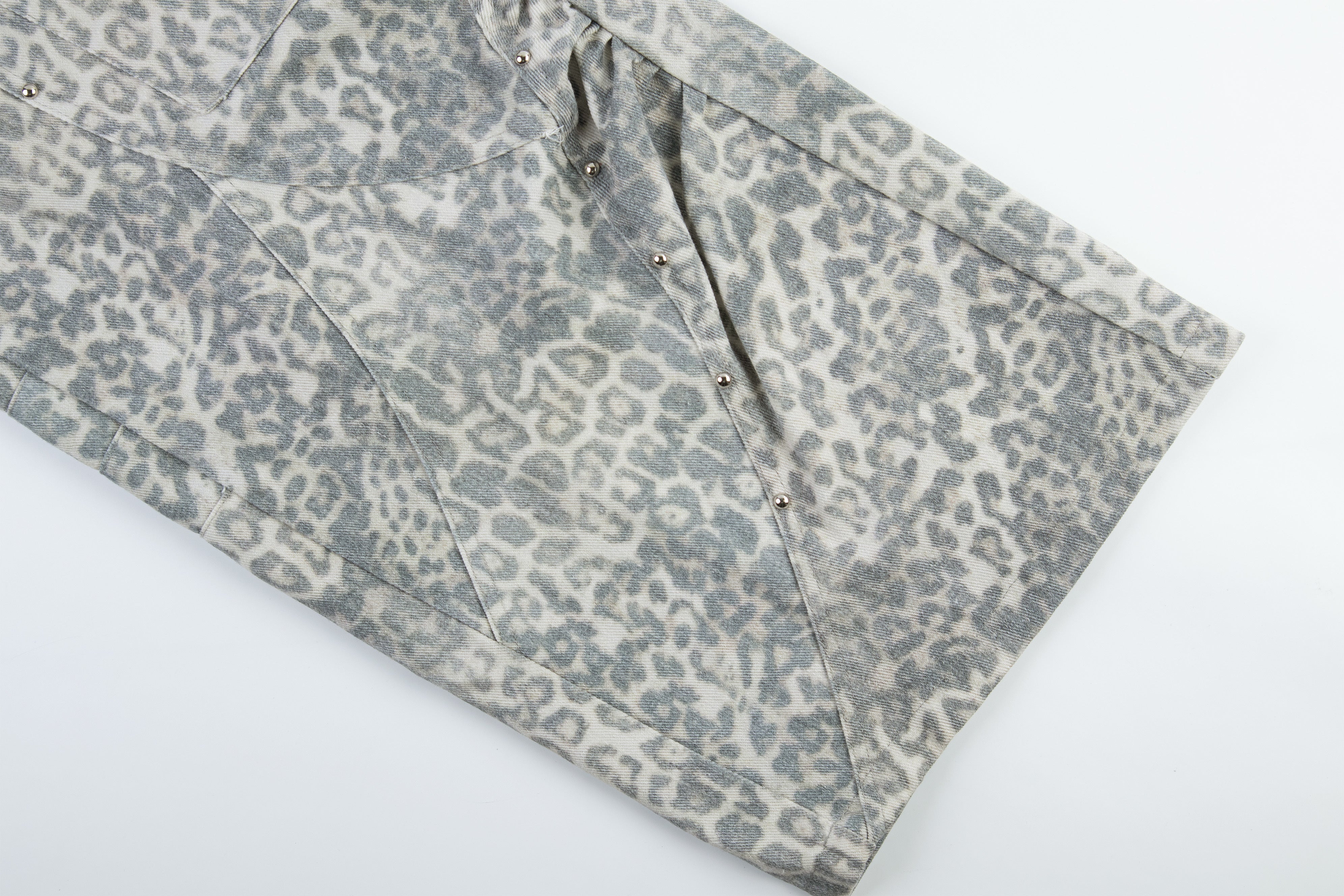 3-6-5.shop Leopard Utility Wide-Leg Pants