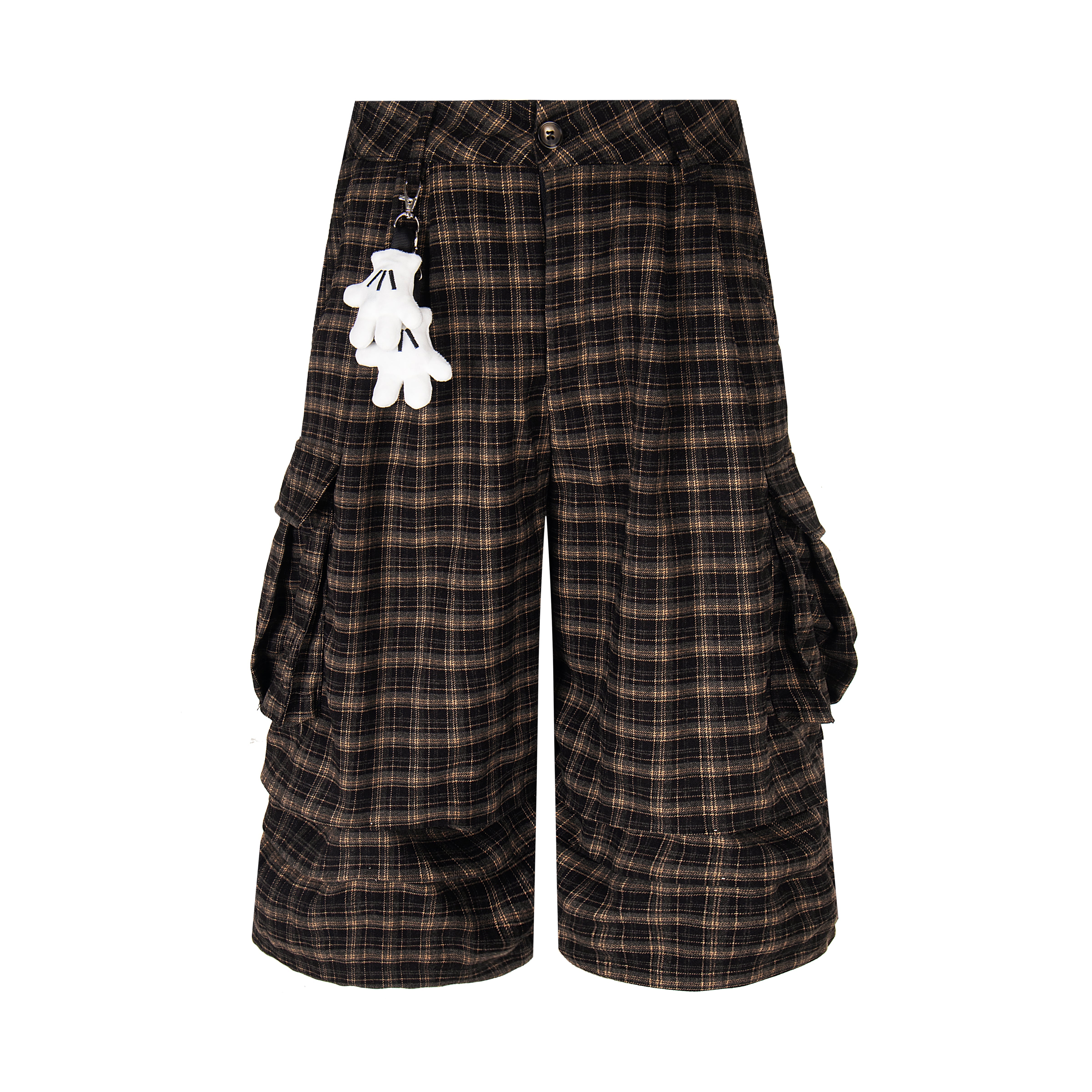 3-6-5.shop Plaid Cargo Shorts