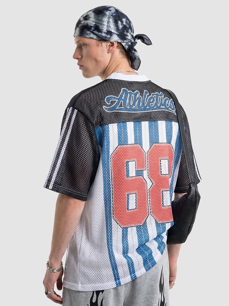 3-6-5.shop  “Athletics 68” Mesh Jersey T-Shirt