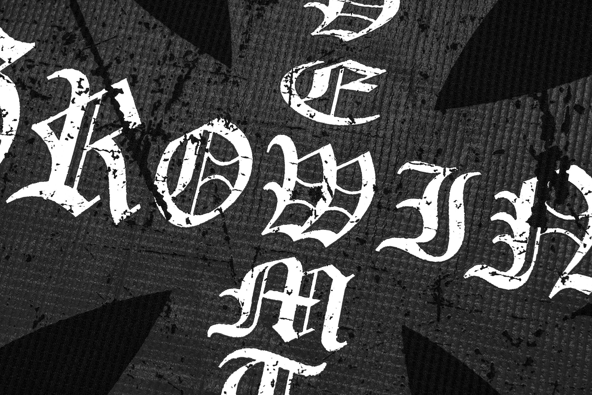 3-6-5.shop Layered Gothic Cross Long Sleeve Tee