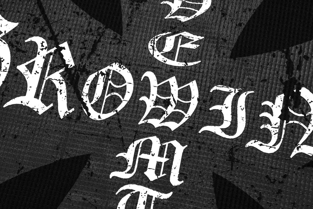 3-6-5.shop Layered Gothic Cross Long Sleeve Tee