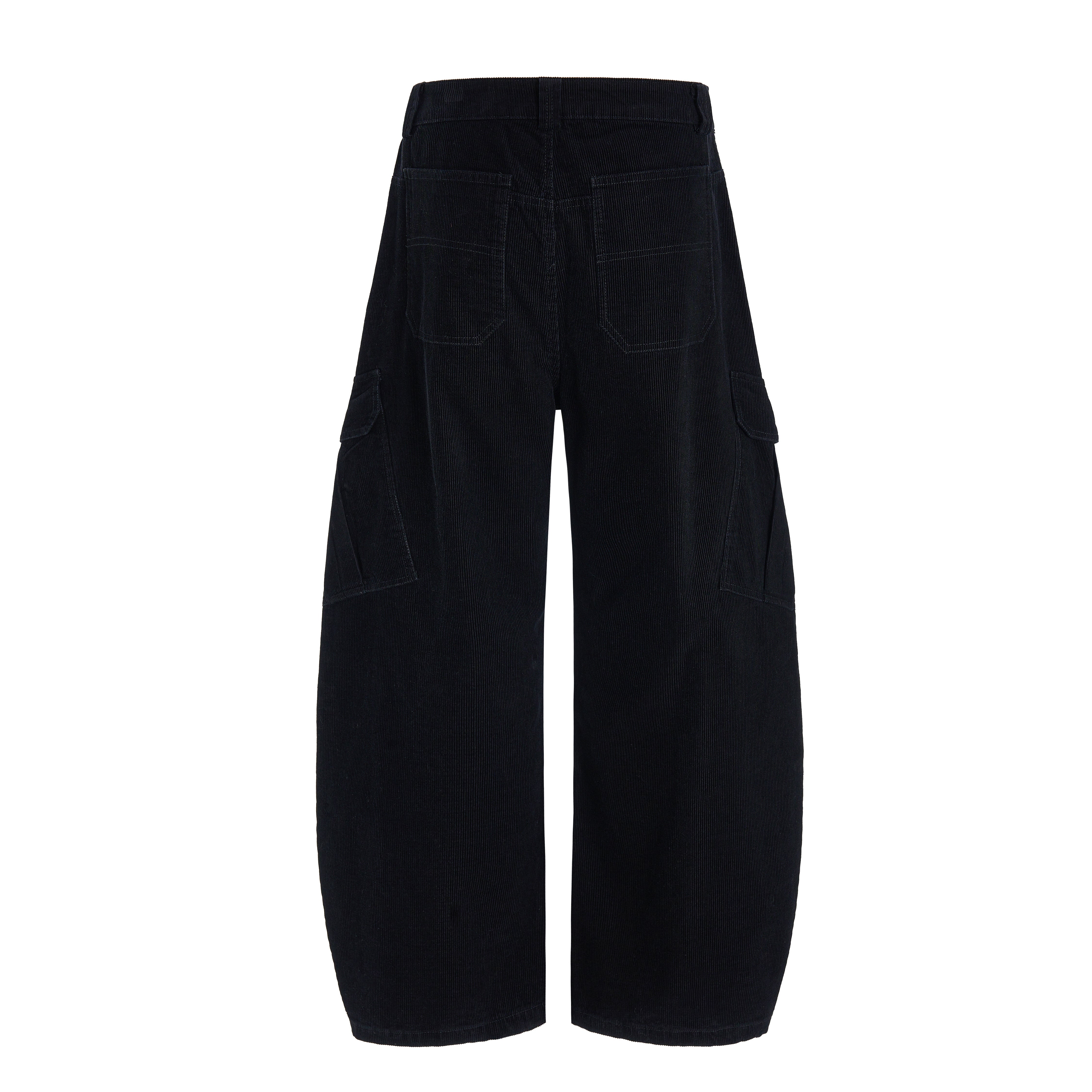 3-6-5.shop Corduroy Utility Wide-Leg Pants