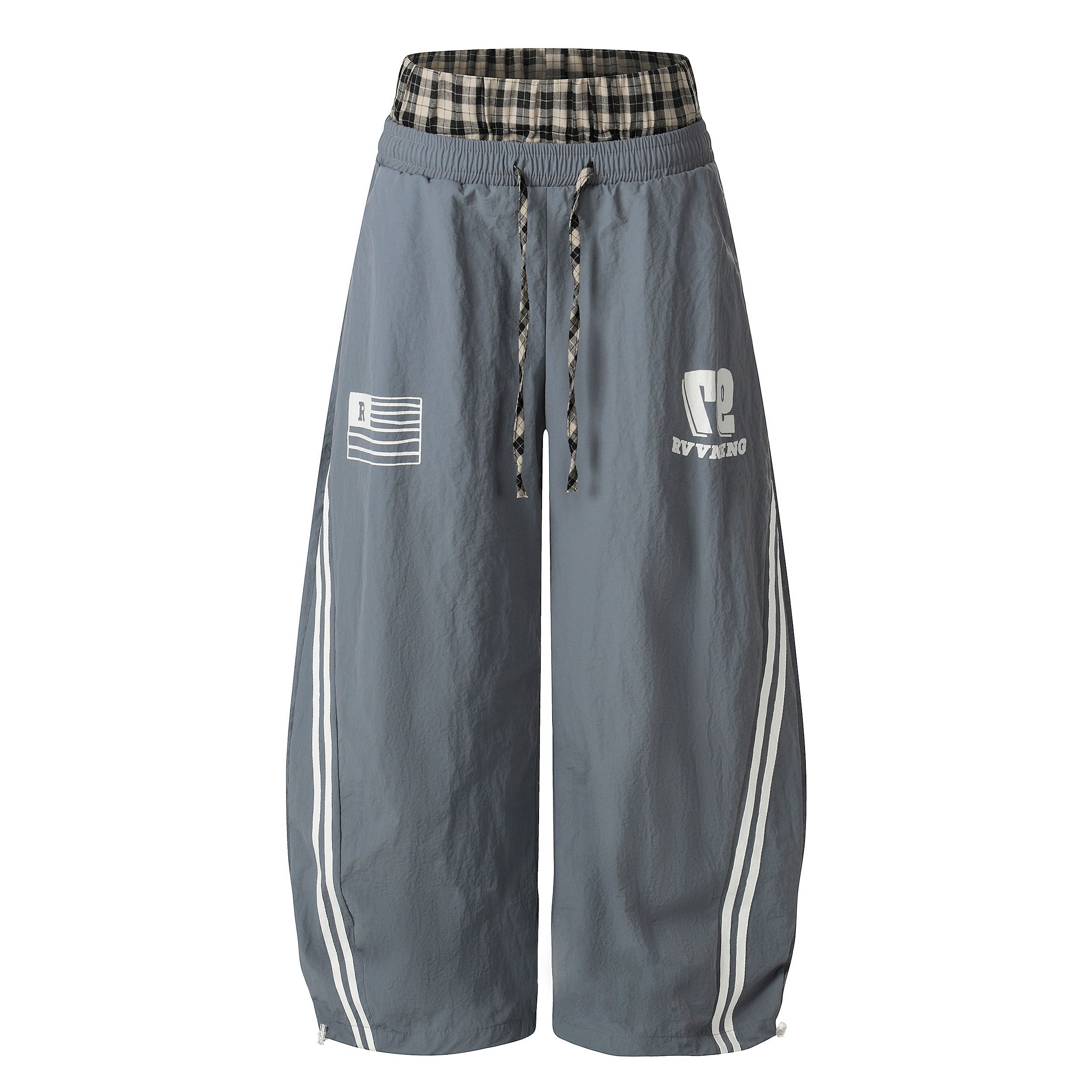 3-6-5.shop Athletic Stripe Wide-Leg Pants