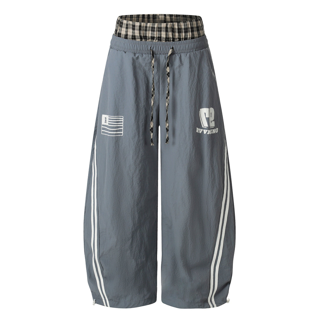 3-6-5.shop Athletic Stripe Wide-Leg Pants