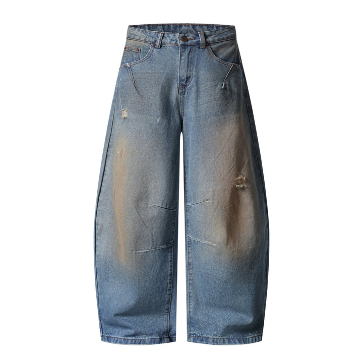 3-6-5.shop Vintage Washed Distressed Jeans