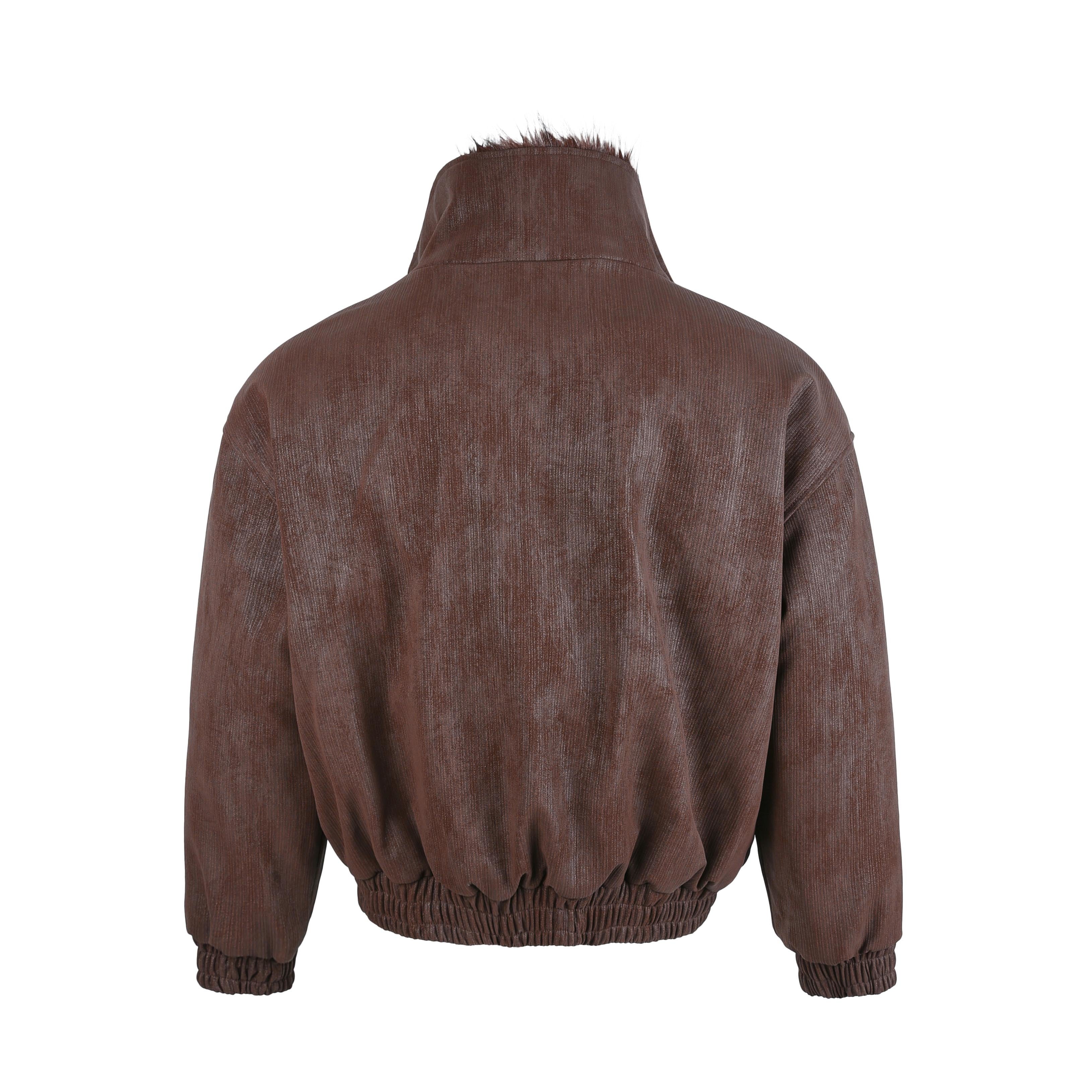 3-6-5.shop Fur-Lined Corduroy Jacket