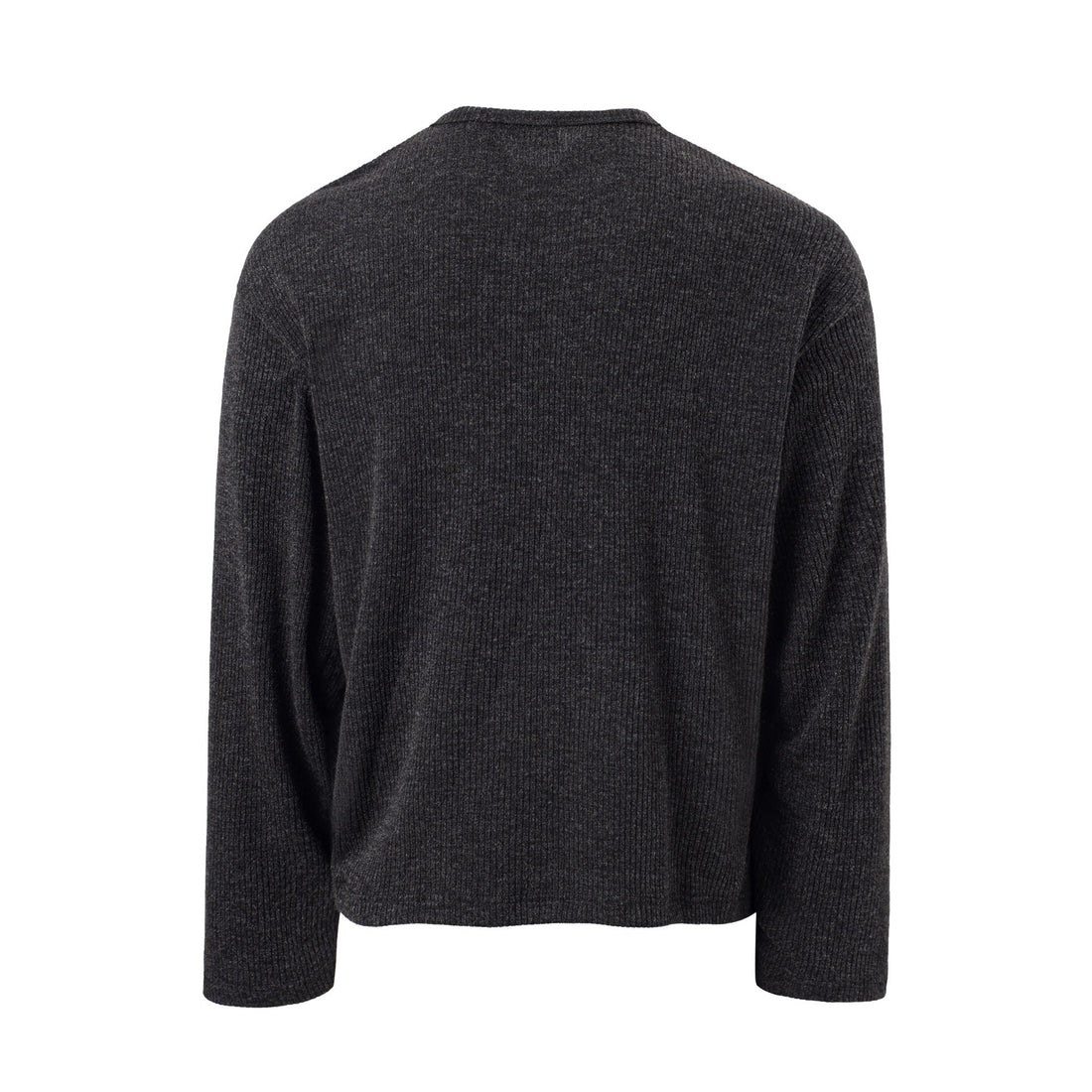 3-6-5.shop Ribbed Texture Long-Sleeve Tee