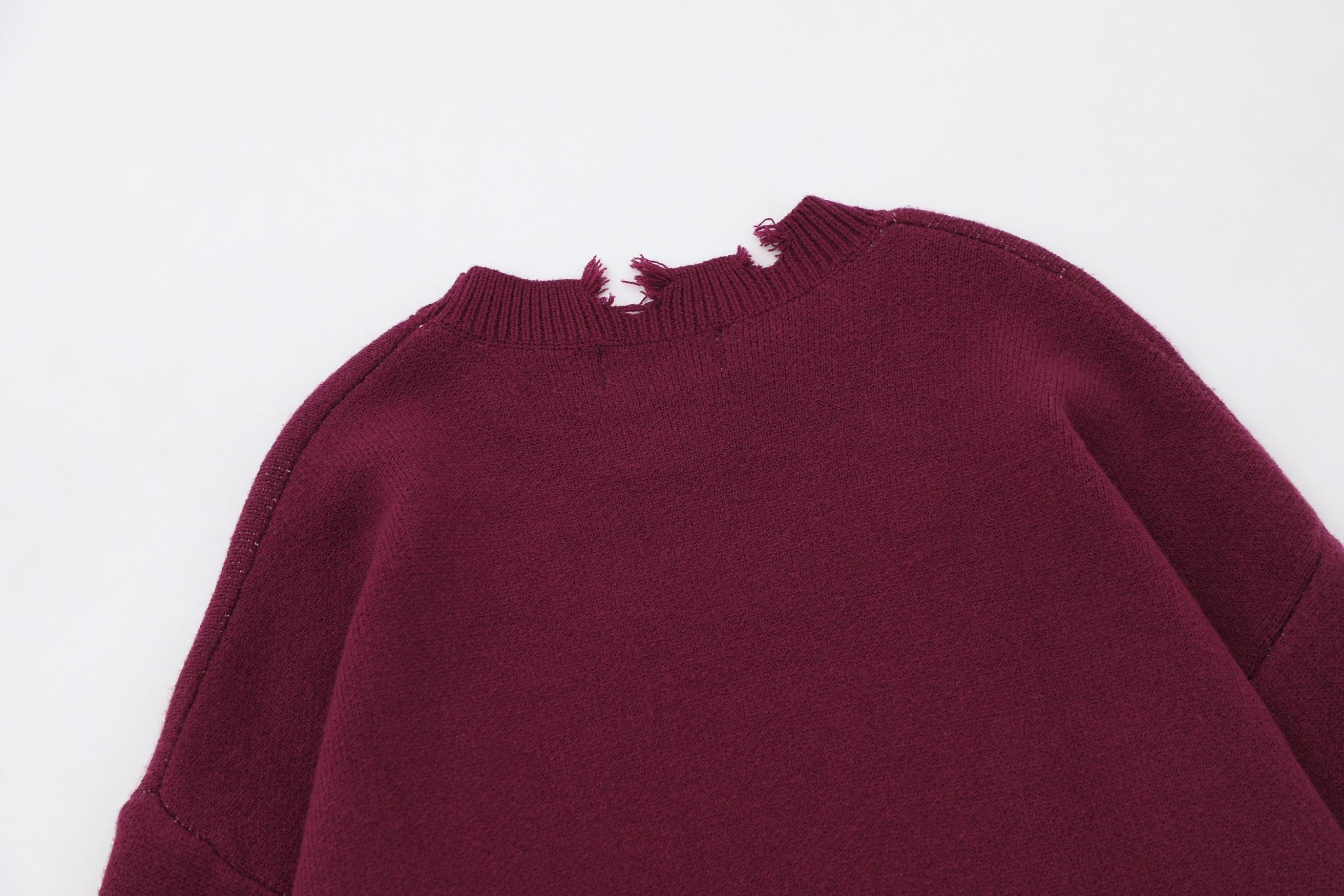 3-6-5.shop Flame Spider Distressed Knit Sweater